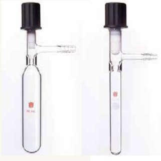 Synthware TUBE, STORAGE, HIGH VACUUM VALVE Supplied with high vacuum valve with PTFE O-ring at tip a